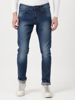 Wrangler - Men Vegas Blue Skinny Jeans