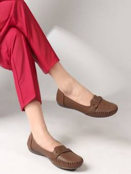 DENILL - Brown Synthetic Leather Loafers