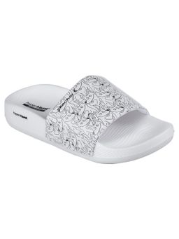 SKECHERS - HYPER SLIDE - PUPPY LOVE White GoWalk Flip Flops