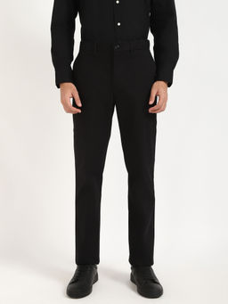 Tommy Hilfiger - Mens Black Solid Chinos