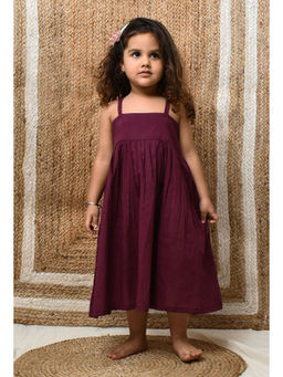 Tjori - Purple Mul Mul Dress