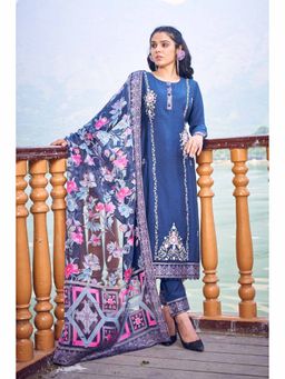 Autumnlane - Rasheeda Azure Full Work Suit (Set of 3)