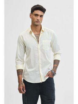 Snitch - Core Lab Yellow Slim Fit Shirt