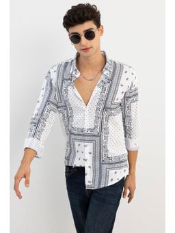 Snitch - Kalakari White Shirt