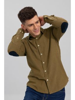 Snitch - Authentic Sand Olive Corduroy Shirt