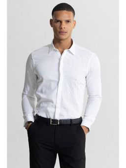 Snitch - Grafer Beaded White Shirt
