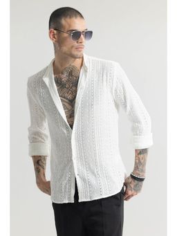 Snitch - Crafted Canvas White Shirt