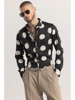 Snitch - Inkblotchic Black Silky Saturn Shirt