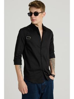 Snitch - Black Buckle Shirt
