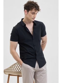 Snitch - Black Stripes Technical Stitchless Shirt