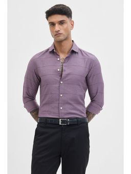 Snitch - Purple Stripes Stripe Shirt