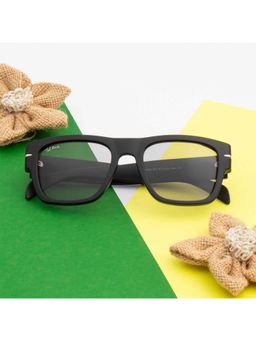 TED SMITH - Unisex Clear Lens Wayfarer Full Rim Sunglasses (51)