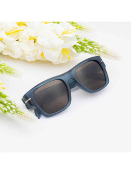 TED SMITH - Unisex Brown Lens Wayfarer Full Rim Sunglasses (51)