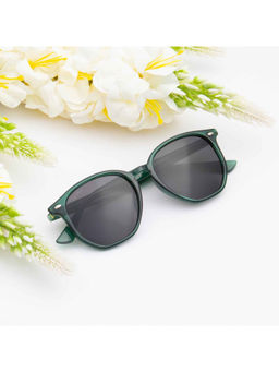 TED SMITH - Unisex Grey Lens Wayfarer Full Rim Sunglasses (51)