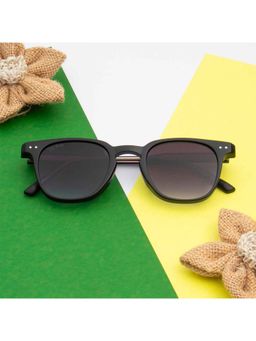 TED SMITH - Unisex Purple Lens Wayfarer Full Rim Sunglasses (47)