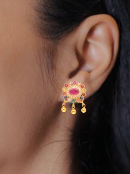 LuxeVogue - Navrathna Earrings