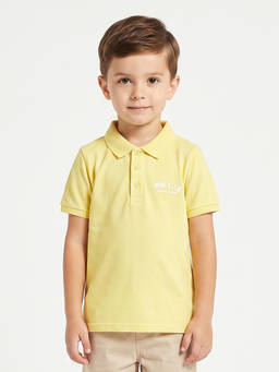 MINI KLUB - Yellow Cotton Polo T-Shirt