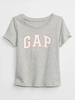 GAP - Girls Logo Short Sleeve Round Neck T-Shirt
