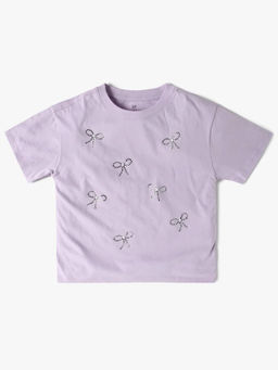 GAP - Unisex Embellished Half Sleeve Crew T-Shirt
