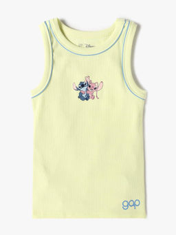 GAP - Girls Character Print Sleeveless Round Neck Tank Top