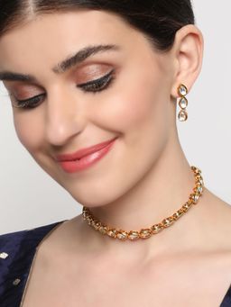 Aatmana - Kundan Gold Plated Jewellery Set