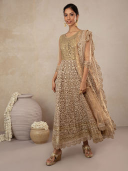 Gajra Gang - Sona Kitna Sona Maxi Dress Kurta With Dupatta (Set of 2)