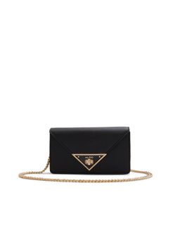 Aldo - BRIMORTON Womens Black Wallet On A Chain