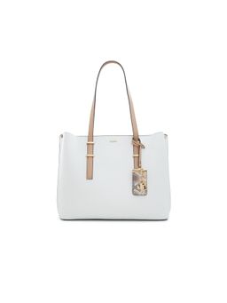 Aldo - GOWORTH Womens White & Beige Handbag