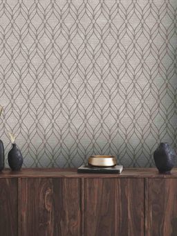 Excel - Wallpaper Radiance Trellis In Grey