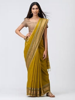 Fabindia - Cotton Silk Maheswhwari Woven Sari