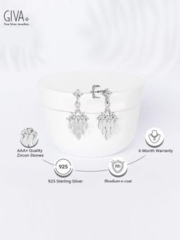 GIVA - Sterling Silver Grape Valley Earrings for Women and girls