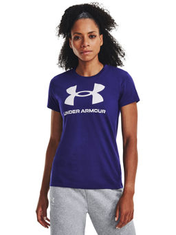 Under Armour - Women W Sportstyle Logo Short Sleeve T-Shirt - Blue