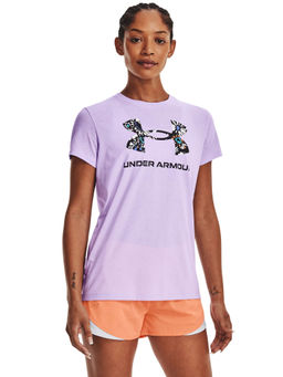 Under Armour - Women W Sportstyle Logo Short Sleeve T-Shirt - Purple