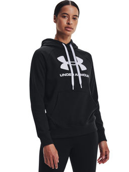 Under Armour - Women Rival Fleece Logo Hoodie - Black