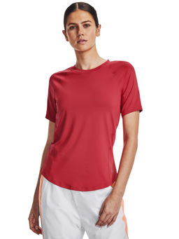 Under Armour - Women Rush Short Sleeve T-Shirt - Red