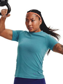 Under Armour - Women Rush Seamless Short Sleeve T-Shirt - Blue