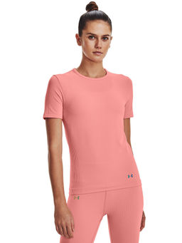 Under Armour - Women Rush Seamless Short Sleeves T-Shirt - Pink