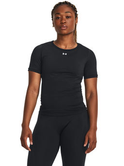Under Armour - Women Train Seamless Short Sleeve T-Shirt - Black