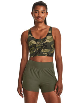 Under Armour - Women Meridian Fitted Printed Crop Tank - Green