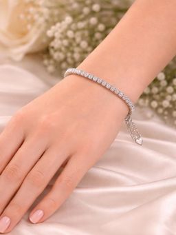 Axora Life - Women 925 Sterling Silver Zircon Tennis Bracelet
