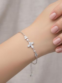 Axora Life - Women 925 Sterling Silver Butterfly Charm Bracelet