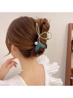 ESTAILO FASHION - Women Blue Fishtail Hair Claw Clip