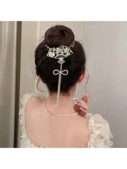 ESTAILO FASHION - Women Fashion Floral Pearl Hair Clip