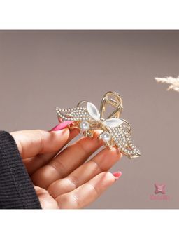 ESTAILO FASHION - Women Fashion Pearl Elegance Hair Claw Clip