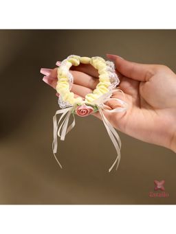 ESTAILO FASHION - Women Yellow Belle Bloom Hair Scrunchie