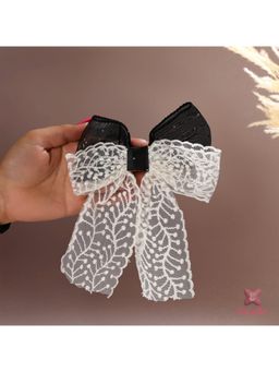 ESTAILO FASHION - Women Fashion Black Lace Dream Bow Clip