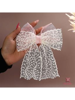 ESTAILO FASHION - Women Fashion Pink Lace Dream Bow Clip