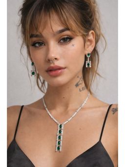 Niska - Women Green Starling Jewellery Set