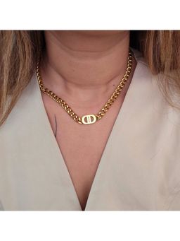 TAAHIRA JEWELLERY - Women 18K Gold Plated Luxury Designer Chain Necklace