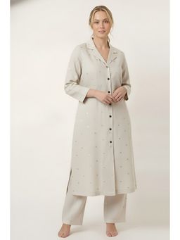 Barara Ethnic - Women Embroidered Regular Pure Cotton Kurta with Pant